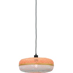 Hanglamp Palawan - Bamboe/Wit - Ø40cm