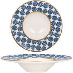 Bonna Pastabord - Lotus - Porselein - 28 cm (400cc) - set van 2