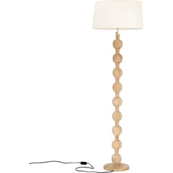 HSM Collection-Vloerlamp Breeze-Ø25,5x155-Naturel-Teak