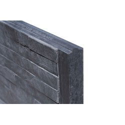 Berton Leisteen motiefplaat antraciet 184 cm Tuindeco