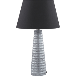 Beliani VILNIA - Tafellamp-Zwart-Keramiek