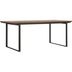 DTP Home Dining table Odeon rectangular,78x200x90 cm, recycled teakwood