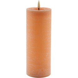 Mansion atmosphere led kaars rustic Coral 20x7,5cm