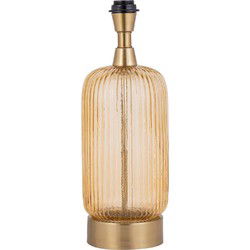 PTMD Juliet Lampenvoet - 17 x 17 x 42 cm - Glas - Goud