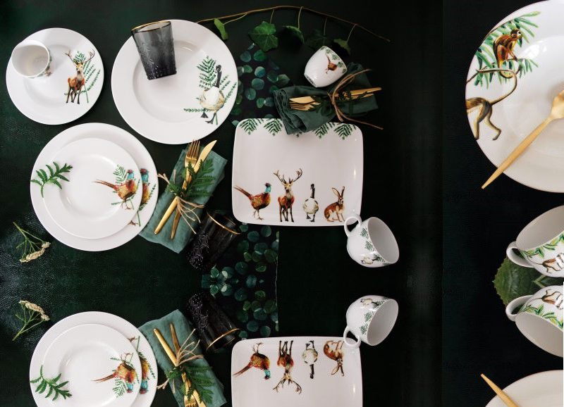 Dit servies in botanische stijl maakt je eettafel net iets specialer