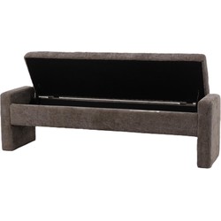 PTMD Bankje Sidney - 160x41x45 cm - Steen - Grijs