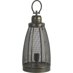 Light & Living - Tafellamp PRUEZ  - 20x20x43.5cm - Brons