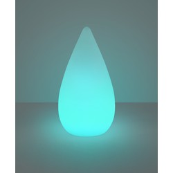 Moderne Tafellamp  Palmas - Kunststof - Wit