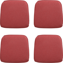 Madison -  Zitkussen Wicker Manchester red - Ca. 48x48 cm - Set van 4