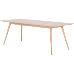 Stafa table houten eettafel whitewash - 220 x 90 cm