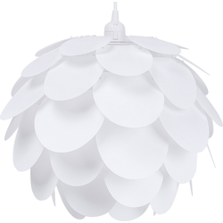 Beliani RHINE - Hanglamp-Wit-Synthetisch materiaal