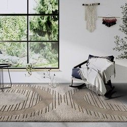 Japandi vloerkleed - Gallery Bartoux Beige