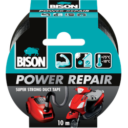 Power Repair Zwart Rol 10 m - Bison