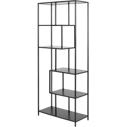 Vic houten boekenkast zwart - 77 x 185 cm