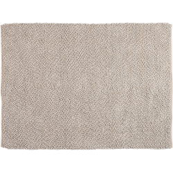 Basiclabel Veld Vloerkleed - Wol - Naturel - 1x160x230