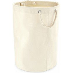 Stevige canvas cadeau/opbergzak - 40 x 60 cm - beige - Katoen - Opbergmanden