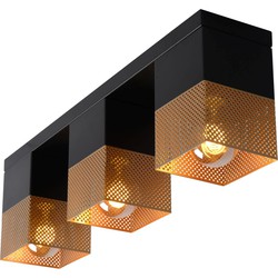 Zwarte en leuke kubusvormige plafondlamp E27