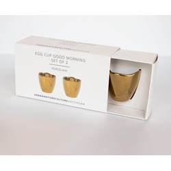Good Morning egg cup , Set of 2, in gift pack - Urban Nature Culture