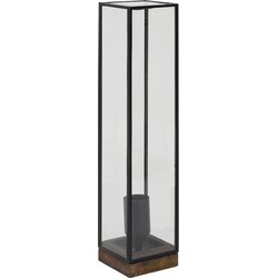Light & Living - Tafellamp ASKJER  - 10x10x47.5cm - Zwart