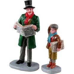 Merry Newsboy Set Of 2