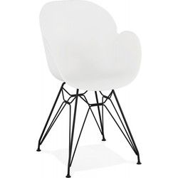 SATELIT design stoel 575x59x85 cm Wit