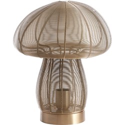 Light & Living - Tafellamp MUSHROOM - Ø28x34cm - Goud