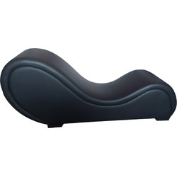 Furnilux Tantra Sofa - Tantra Stoel - Zwart - Synthetisch leer - Stijlvolle Bank voor Intieme Ontspanning