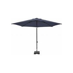 Stokparasol elba push-up 300 cm polyester sfr blue grade 6 zonwering