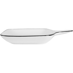 Clayre & Eef Schaal 23x17 cm Wit Keramiek