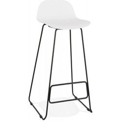 BABYLOS design barkruk 50x53x95 cm Wit