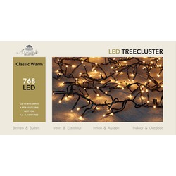 1,6-1,9m treecluster 10m/768led classic warm Anna's collection