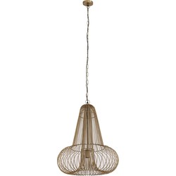 PTMD Hanglamp Aluesi - 55x55x65 cm - Aluminium - Messing