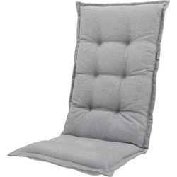 Kussen hoog ca. 123x50 cm Napels grey water repellent coating (4 stuks)