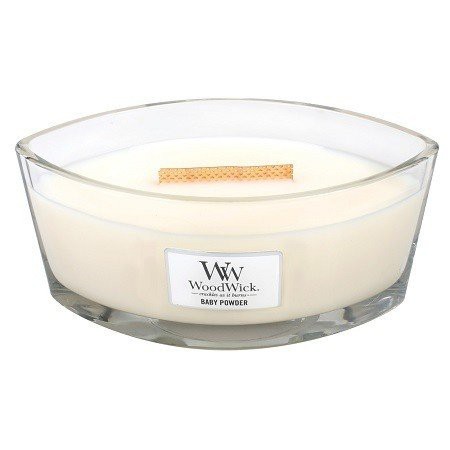 Woodwick Baby Powder Ellipse candle - 