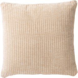 J-Line - Kussen  Ote Stof/schuim Donker Beige - 45x45x5cm