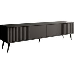 Meubella - TV-Meubel Winq 2 - Antaciet - 180 cm