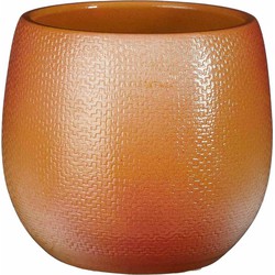 Mica Decorations Bloempot Porto - 18x18x18 cm - Terracotta - Peach