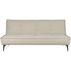 Slaapbank Grijs Polyester - 3-Zits - 184x90x84cm - Cielke