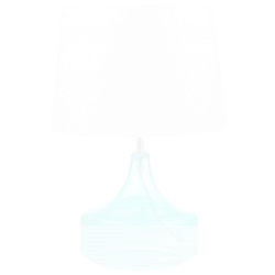 Beliani ERZEN - Tafellamp-Blauw-Glas