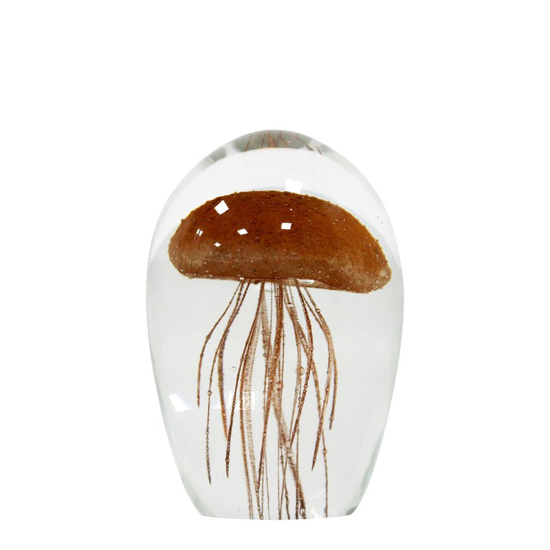HKliving Ornament Jellyfish Koraal M 11,5 x 7,5 x 7,5  - 