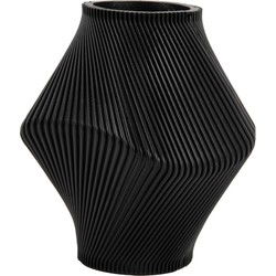 Vaas Twisted Rib - Zwart - Ø18cm