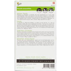 Zaden groenbemester phacelia tanacetifolia 100 gram - Buzzy