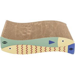 TRIXIE KRABMAT VIS MET CATNIP MINTGROEN / CREME 40X30X11 CM 2 ST
