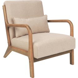Beliani SKOVDE - Fauteuil-Beige-Polyester