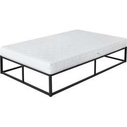 ML-Design metalen bed zwart, 200x120 cm, gemaakt van stalen frame