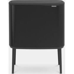 Bo Touch Bin, met 2 binnenemmers, 11 + 23 liter - Matt Black