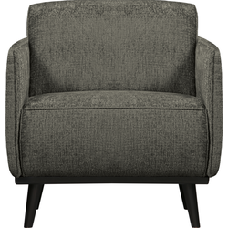 STATEMENT FAUTEUIL MET ARM STRUCTURE VELVET FROST