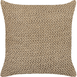 BEGONIA - Sierkussen - Natuurlijk - Jute