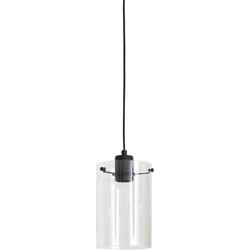 D - Light & Living - Hanglamp VANCOUVER - Ø15x22cm - Zwart
