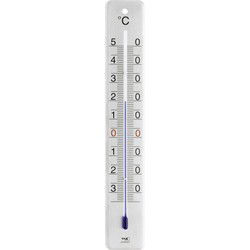 Ubbink Binnen/buiten thermometer - RVS - 4,5 x 28 cm - tuin - Buitenthermometers
